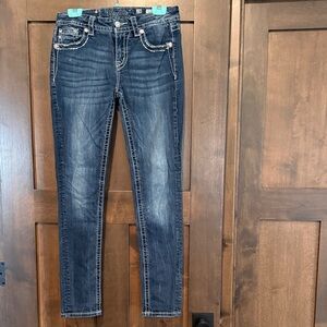 Miss Me Dark Blue Skinny Jeans